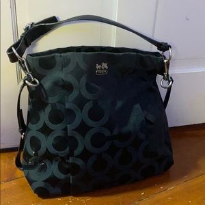 Authentic Black Coach Handbag